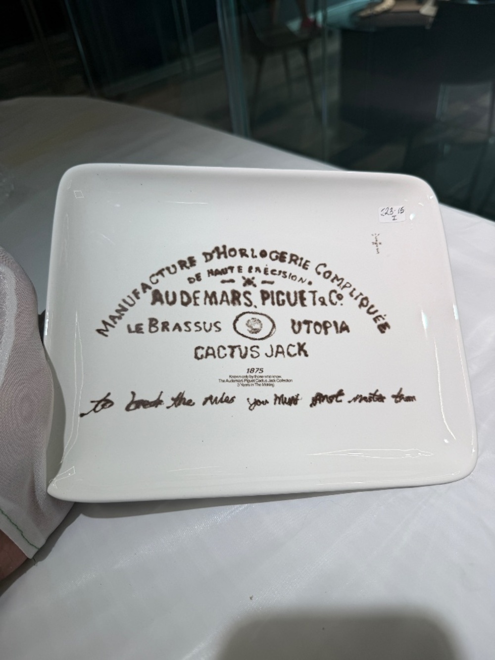 Travis Scott CJ x Audemars Piguet Ceramic Tray